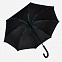 Зонт-трость BACK TO BLACK, пластиковая ручка, полуавтомат с логотипом в Волгограде заказать по выгодной цене в кибермаркете AvroraStore