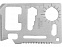 Мультиинструмент в чехле Helper mini, стальной с логотипом в Волгограде заказать по выгодной цене в кибермаркете AvroraStore