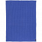 Плед Auray, ярко-синий с логотипом в Волгограде заказать по выгодной цене в кибермаркете AvroraStore