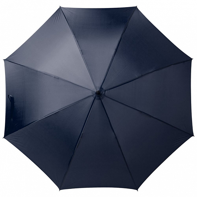 Зонт-трость Wind, синий с логотипом в Волгограде заказать по выгодной цене в кибермаркете AvroraStore