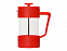 Пластиковый френч-пресс Intense, 600мл, красный с логотипом в Волгограде заказать по выгодной цене в кибермаркете AvroraStore