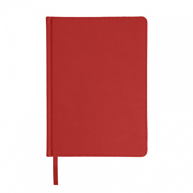 Ежедневник недатированный Anderson, А5,  красный, белый блок с логотипом в Волгограде заказать по выгодной цене в кибермаркете AvroraStore