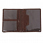 Чехол для документов Classic, коричневый с логотипом в Волгограде заказать по выгодной цене в кибермаркете AvroraStore