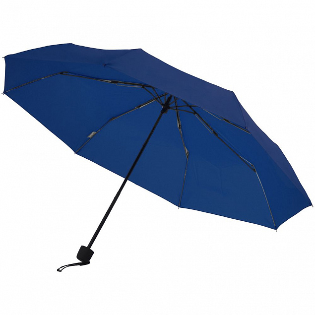 Зонт складной Hit Mini, темно-синий с логотипом в Волгограде заказать по выгодной цене в кибермаркете AvroraStore
