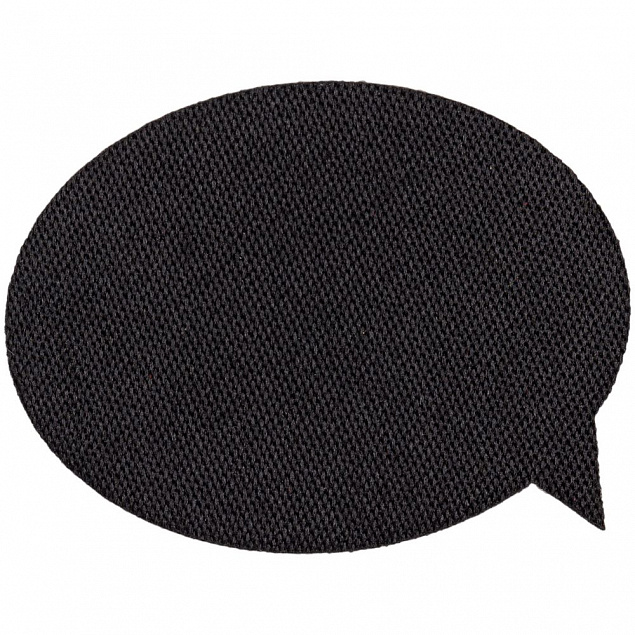Наклейка тканевая Lunga Bubble, M, черная с логотипом в Волгограде заказать по выгодной цене в кибермаркете AvroraStore