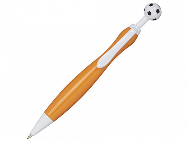 Ручка пластиковая шариковая «Naples football» с логотипом в Волгограде заказать по выгодной цене в кибермаркете AvroraStore