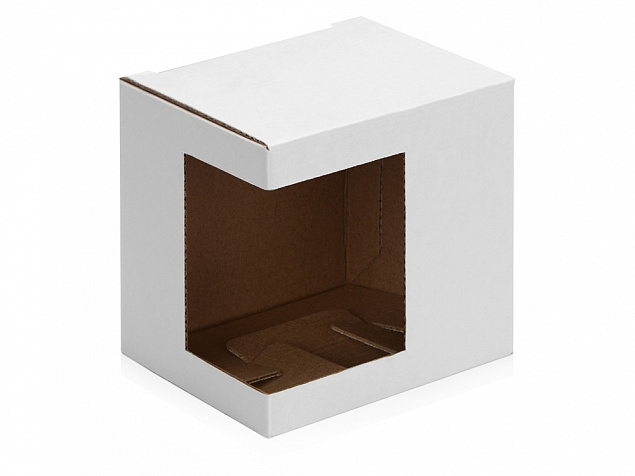 Коробка для кружки Cup, 11,2х9,4х10,7 см., белый с логотипом в Волгограде заказать по выгодной цене в кибермаркете AvroraStore