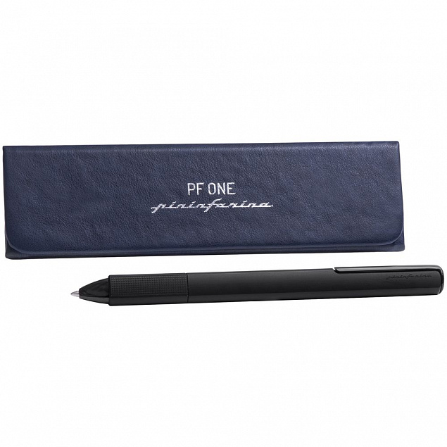 Ручка шариковая PF One, черная с логотипом в Волгограде заказать по выгодной цене в кибермаркете AvroraStore