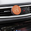 Ароматизатор в машину Sentir Deflector, коричневый, ледяной фрукт с логотипом в Волгограде заказать по выгодной цене в кибермаркете AvroraStore