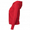 Толстовка женская Hooded Full Zip красная с логотипом в Волгограде заказать по выгодной цене в кибермаркете AvroraStore