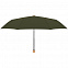Зонт складной Nature Mini, зеленый с логотипом в Волгограде заказать по выгодной цене в кибермаркете AvroraStore
