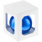 Елочный шар Finery Gloss, 10 см, глянцевый синий с логотипом в Волгограде заказать по выгодной цене в кибермаркете AvroraStore