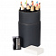 Набор цветных карандашей Pencilvania Tube Plus, черный с логотипом в Волгограде заказать по выгодной цене в кибермаркете AvroraStore