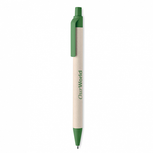 Шариковая ручка из переработанн с логотипом в Волгограде заказать по выгодной цене в кибермаркете AvroraStore