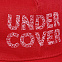 Бейсболка с вышивкой Undercover, красная с логотипом в Волгограде заказать по выгодной цене в кибермаркете AvroraStore