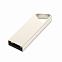 USB flash-карта SPLIT (8Гб), серебристая, 3,6х1,2х0,5 см, металл с логотипом в Волгограде заказать по выгодной цене в кибермаркете AvroraStore
