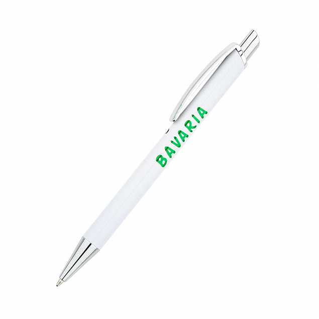 Ручка металлическая Bright - Зеленый FF с логотипом в Волгограде заказать по выгодной цене в кибермаркете AvroraStore