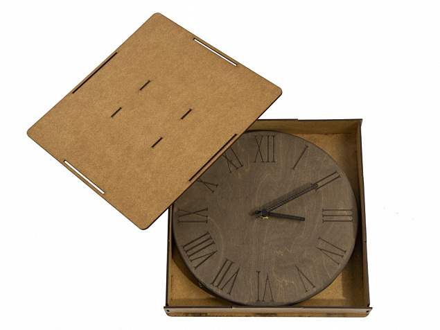 Часы деревянные «Лиара» с логотипом в Волгограде заказать по выгодной цене в кибермаркете AvroraStore