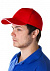 Бейсболка Unit Generic, красная с белым кантом с логотипом в Волгограде заказать по выгодной цене в кибермаркете AvroraStore