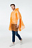 Дождевик-пончо RainProof, оранжевый с логотипом в Волгограде заказать по выгодной цене в кибермаркете AvroraStore