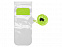 Влагостойкий чехол Mambo, зеленый/прозрачный с логотипом в Волгограде заказать по выгодной цене в кибермаркете AvroraStore