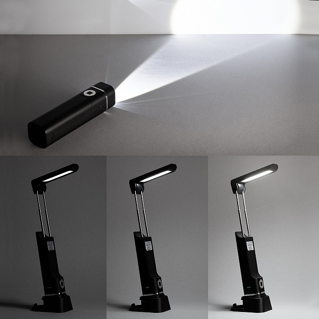 Складная лампа-фонарь "Smart LED" с логотипом в Волгограде заказать по выгодной цене в кибермаркете AvroraStore