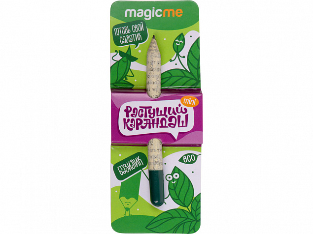 «Растущий карандаш» mini с семенами базилика с логотипом в Волгограде заказать по выгодной цене в кибермаркете AvroraStore
