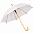 Зонт-трость с деревянной ручкой, полуавтомат с логотипом в Волгограде заказать по выгодной цене в кибермаркете AvroraStore