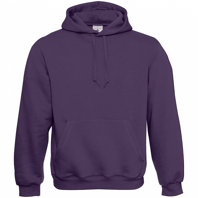 Толстовка Hooded, фиолетовая с логотипом в Волгограде заказать по выгодной цене в кибермаркете AvroraStore