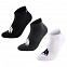 Набор из 3 пар спортивных носков Monterno Sport, черный, серый и белый с логотипом в Волгограде заказать по выгодной цене в кибермаркете AvroraStore