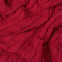 Плед Fado вязаный, 160*90 см, красный (без подарочной коробки) с логотипом в Волгограде заказать по выгодной цене в кибермаркете AvroraStore