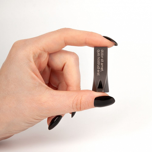 Флешка Ergo Style Black, USB3.0, черная, 32 Гб с логотипом в Волгограде заказать по выгодной цене в кибермаркете AvroraStore