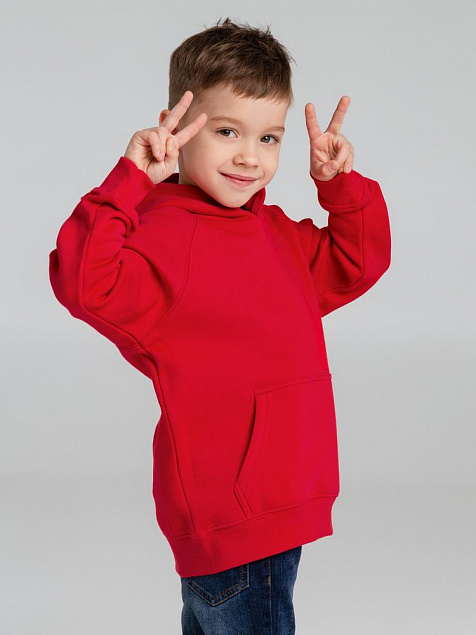 Толстовка детская Stellar Kids, красная с логотипом в Волгограде заказать по выгодной цене в кибермаркете AvroraStore