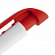 Ручка шариковая Favorite, белая с красным с логотипом в Волгограде заказать по выгодной цене в кибермаркете AvroraStore
