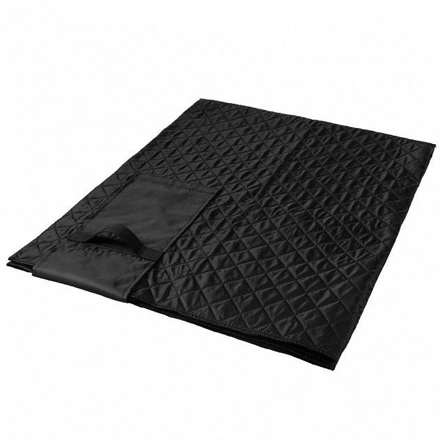 Плед для пикника Comfy, черный с логотипом в Волгограде заказать по выгодной цене в кибермаркете AvroraStore