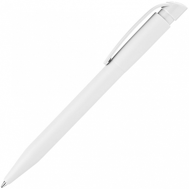 Ручка шариковая S45 ST, белая с логотипом в Волгограде заказать по выгодной цене в кибермаркете AvroraStore