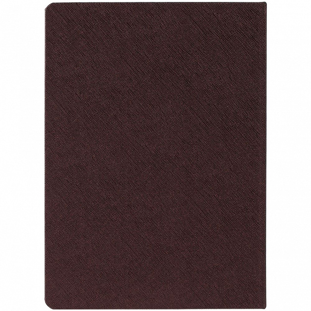 Ежедневник Saffian, недатированный, коричневый с логотипом в Волгограде заказать по выгодной цене в кибермаркете AvroraStore