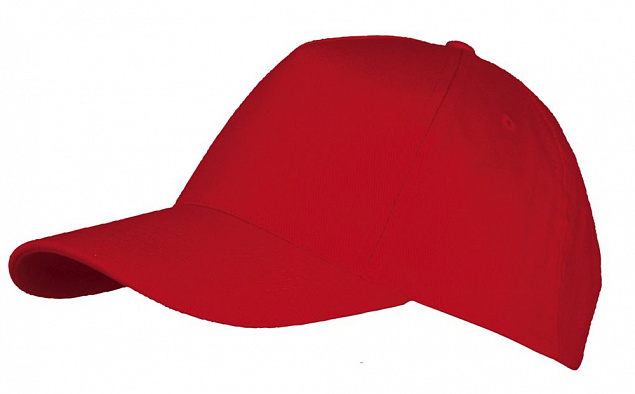 Бейсболка LONG BEACH, красная с логотипом в Волгограде заказать по выгодной цене в кибермаркете AvroraStore