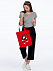 Холщовая сумка «Микки Маус. Sing With Me», красная с логотипом в Волгограде заказать по выгодной цене в кибермаркете AvroraStore