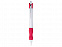 Ручка шариковая Bubble, красный, черные чернила с логотипом в Волгограде заказать по выгодной цене в кибермаркете AvroraStore