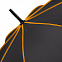 Зонт-трость Seam, оранжевый с логотипом в Волгограде заказать по выгодной цене в кибермаркете AvroraStore