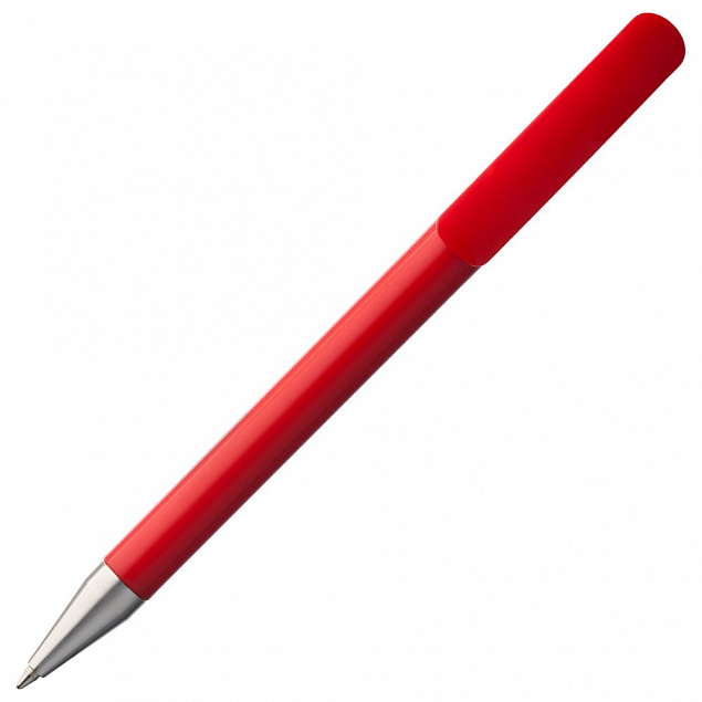 Ручка шариковая Prodir DS3 TPC, красная с логотипом в Волгограде заказать по выгодной цене в кибермаркете AvroraStore