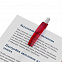 Ручка шариковая Bento, белая с красным с логотипом в Волгограде заказать по выгодной цене в кибермаркете AvroraStore