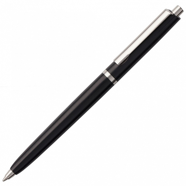 Ручка шариковая Classic, черная с логотипом в Волгограде заказать по выгодной цене в кибермаркете AvroraStore