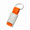 Брелок TYPPO в подарочной упаковке - Оранжевый OO с логотипом в Волгограде заказать по выгодной цене в кибермаркете AvroraStore