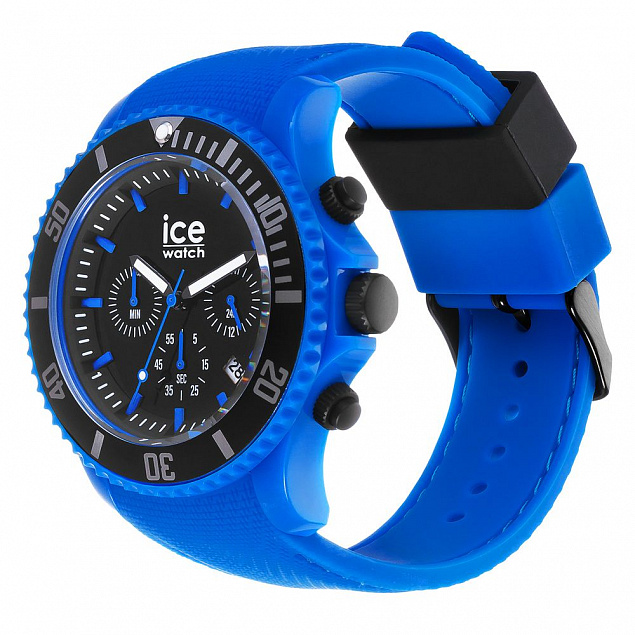 Часы наручные ICE chrono-Neon,синий с логотипом в Волгограде заказать по выгодной цене в кибермаркете AvroraStore