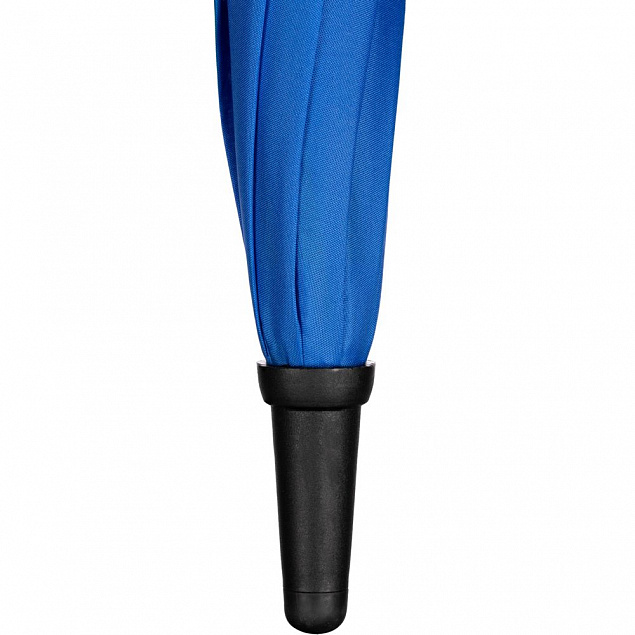 Зонт-трость Undercolor с цветными спицами, голубой с логотипом в Волгограде заказать по выгодной цене в кибермаркете AvroraStore