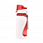 Спортивная бутылка для воды Атлетик - Красный PP с логотипом в Волгограде заказать по выгодной цене в кибермаркете AvroraStore