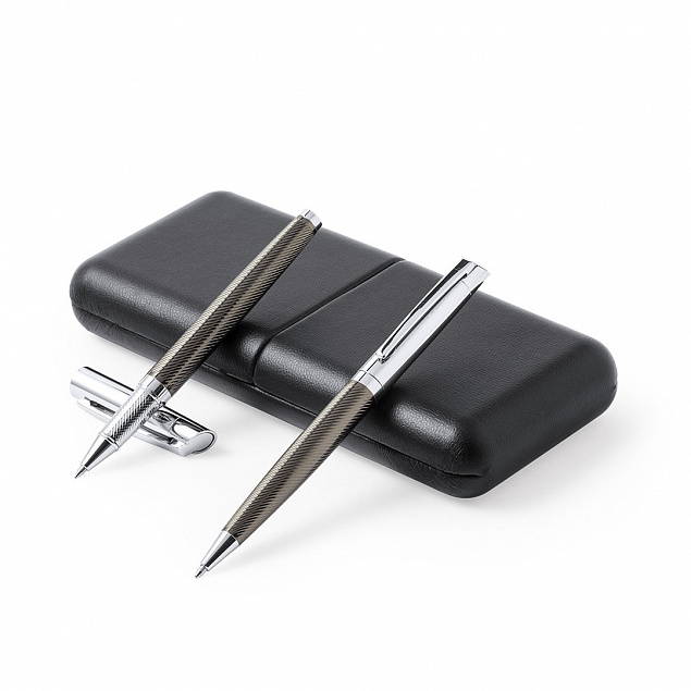 Набор Hugo Boss (шариковая ручка, брелок для ключей и динамик) с логотипом в Волгограде заказать по выгодной цене в кибермаркете AvroraStore