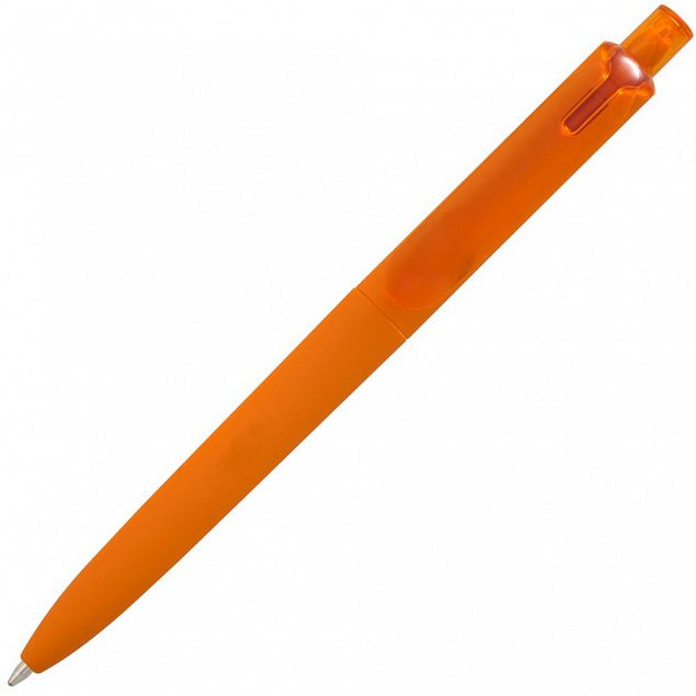 Ручка шариковая Prodir DS8 PRR-T Soft Touch, серая с логотипом в Волгограде заказать по выгодной цене в кибермаркете AvroraStore
